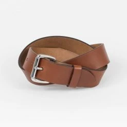 TANNER GOODS STANDARD BELT - HICKORY/STAINLESS STEEL