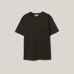 MERZ B. SCHWANEN 214 CREW NECK T-SHIRT RELAXED FIT - FOREST