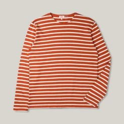 ARMOR LUX HERITAGE BRETON T-SHIRT L/S - TAJINE/NATURE