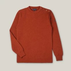 ARMOR LUX SAILOR SWEATER - TAJINE ORANGE