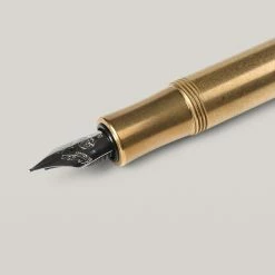 KAWECO BRASS SPORT FOUNTAIN PEN - MEDIUM -TANNER GOODS - shop Dec142021 74 1024x1024@2x