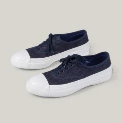 NIGEL CABOURN WOMAN DECK SHOES 40S MIX - INDIGO