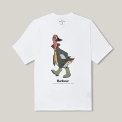 BARBOUR X NOAH DUCK TEE - WHITE