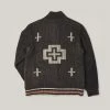 USED PENDLETON WOOLLEN CARDIGAN - BROWN