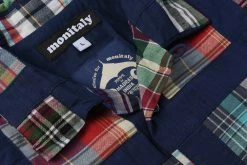 MONITALY MADRAS VACATION SHIRT - NAVY -TANNER GOODS - shop GOD AnonKnits Monitaly Tss leno Oct282021 97 1024x1024@2x
