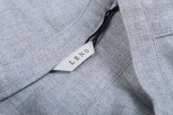 LENO BAND COLLAR BIG SHIRT - GRAY -TANNER GOODS - shop Knickerbocker Leno Quilt March312021 91 1024x1024@2x