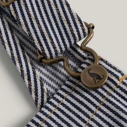 MONTY & CO. PORTER DUNGAREE - INDIGO STRIPE -TANNER GOODS - shop LR Monty 1stPAT 021019 2382 1024x1024@2x