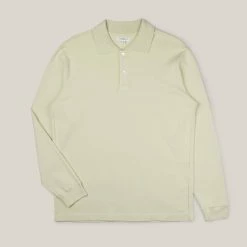 LADY WHITE CO. TWO BUTTON POLO - HONEY DEW