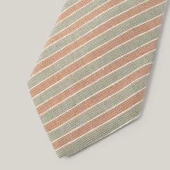 TS(S) NECK TIE COMBINATION STRIPE - GREEN -TANNER GOODS - shop March262020 LWC 1STPAT TY SP TIES 154 1024x1024@2x