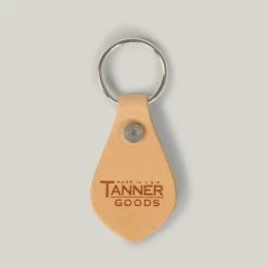 TANNER GOODS KEY FOB - NATURAL/STAINLESS
