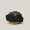USED H.W. DOG & CO. FLIGHT CAP - BLACK/ GREY