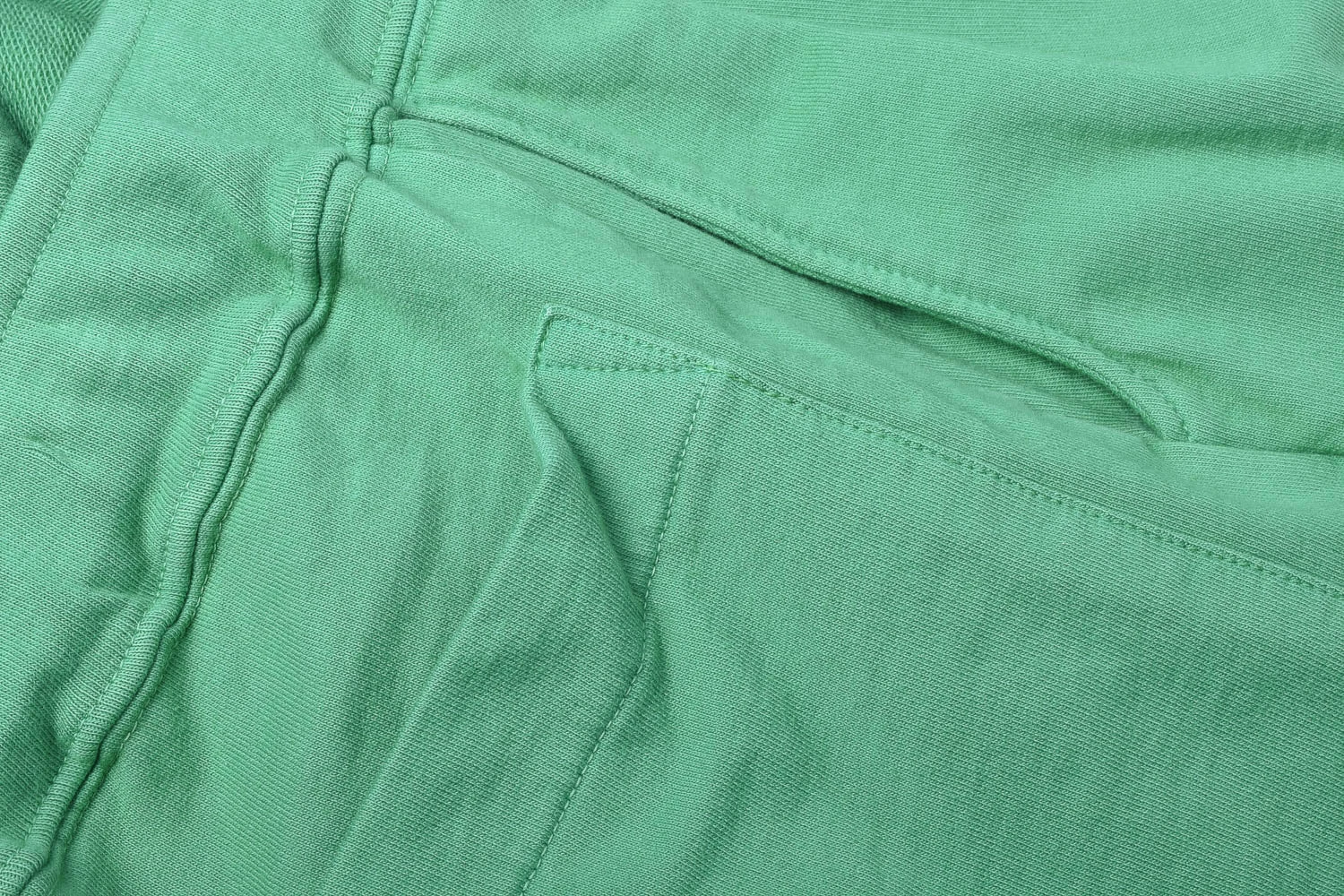 MONITALY FRENCH TERRY PLEATED SHORTS - GREEN 5 MONITALY FRENCH TERRY PLEATED SHORTS - GREEN - Image 5
