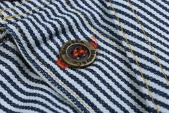 MONTY & CO. PORTER DUNGAREE - INDIGO STRIPE -TANNER GOODS - shop Monty May2021 24 1024x1024@2x