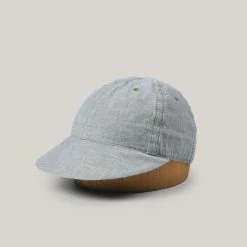 PAPA NUI BEACH HEAD CAP - SEA GREEN CHAMBRAY