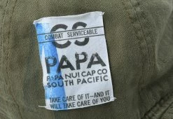 PAPA NUI A-3 ATOLL TESTING CAP - OLIVE HBT -TANNER GOODS - shop PapaNui Jan23 27 1024x1024@2x
