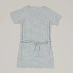 SNOW PEAK DENIM STRIPED DRESS