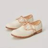 TATAMBA DERBY LACE UP CANVAS SHOE - NATURAL