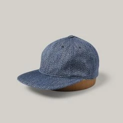 POTEN LINEN DYED CAP - BLUE