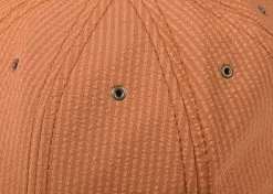 POTEN SEERSUCKER CAP - ORANGE -TANNER GOODS - shop Poten SS22 March2022 5 1024x1024@2x
