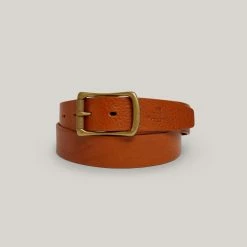 NIGEL CABOURN 35MM MILITARY ROLLER BUCKLE BELT - TAN