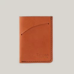 TANNER GOODS MINIMAL CARD HOLDER - CHESTNUT