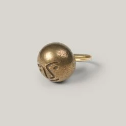 TENDER CO. LOST WAX CAST BRASS BALL KEYCHAIN