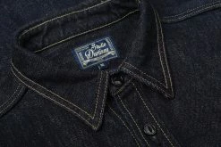 USED STUDIO D'ARTISAN DENIM WORK SHIRT -TANNER GOODS - shop U VDetails Sept20 2022 109 1024x1024@2x