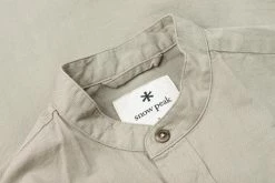 USED SNOW PEAK OG POPLIN STAND COLLAR SHIRT - BEIGE -TANNER GOODS - shop U V Sept14 22 28 1024x1024@2x