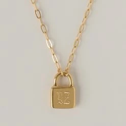 MEREWIF HOLMES PADLOCK NECKLACE -TANNER GOODS - shop homes2 1024x1024@2x