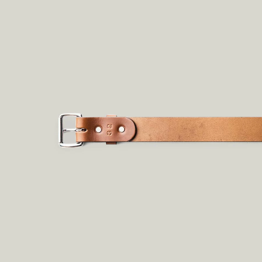 TANNER GOODS STANDARD BELT - COGNAC/STAINLESS STEEL 2 TANNER GOODS STANDARD BELT - COGNAC/STAINLESS STEEL - Image 2